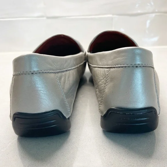 ROBERT ZUR  PETRA TRUE GLOVE LEATHER WOVEN DRIVING LOAFER - Picture 10 of 16